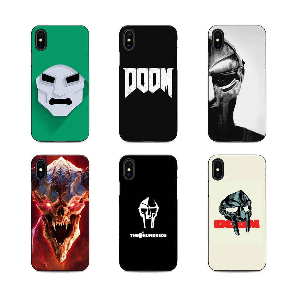 Крутой Череп игры Doom мягкий силиконовый черный чехол для телефона iPhone XS MAX XR 6 7 8 plus