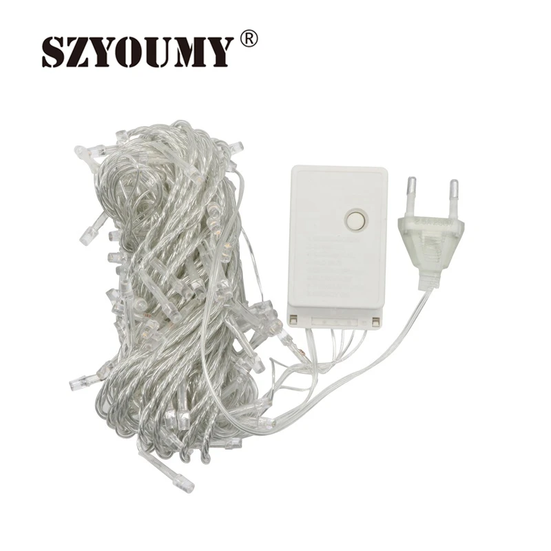 Гирлянда SZYOUMY светодиодная 10 м 100 светодиодов 110 В/220 В|string lights 10m|light 10m10m led |