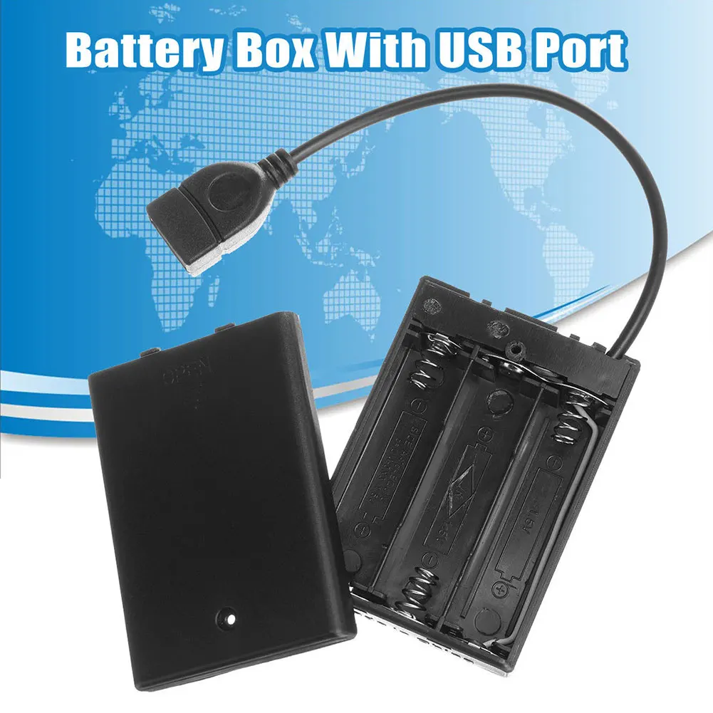 Мини ABS износостойкий USB порт строительный блок аксессуары светодиодное