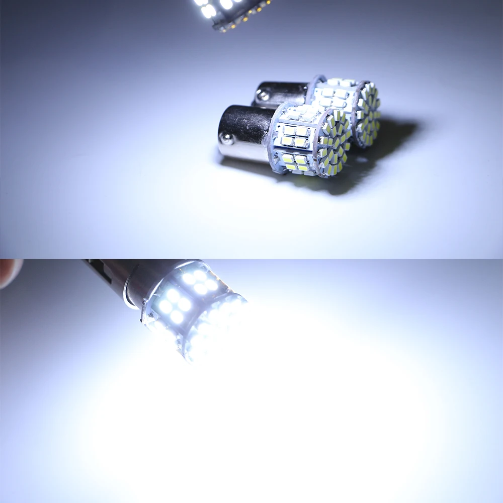 10 шт. 24 В белый 1206 50 SMD 1157 BAY15D 400LM светодиодные лампы стоп-сигнал 2 подключения тип розетки автоматические светодиоды индикатор угловой тормоз