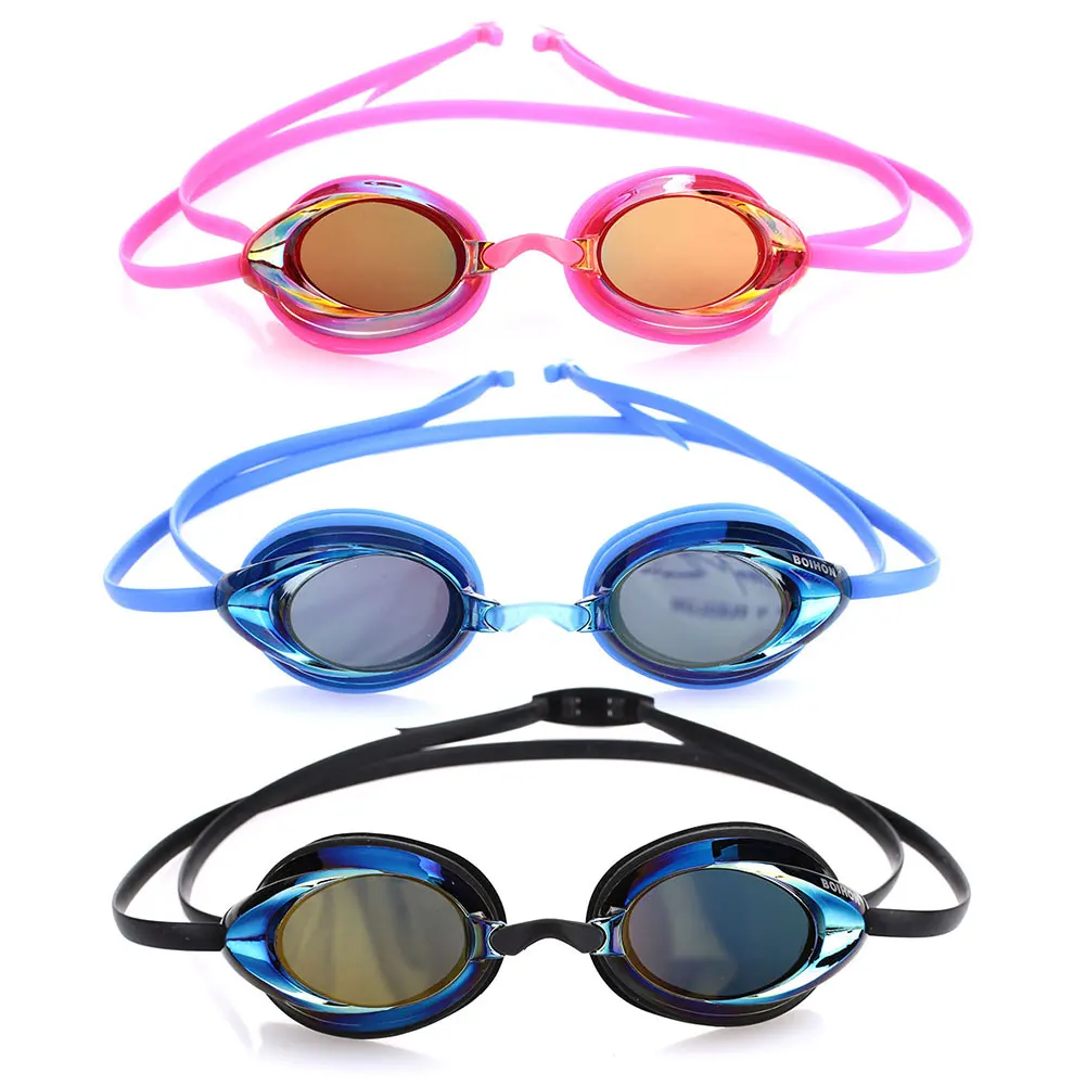 Плавание Защитные Очки Взрослых Пляж Зеркало Pc 3 вида цветов Портативный прочный