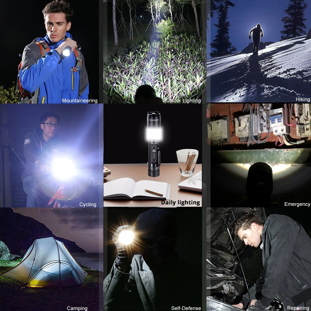 Суперъяркая светодиодная вспышка с босветильник Том 6 режимов освесветильник