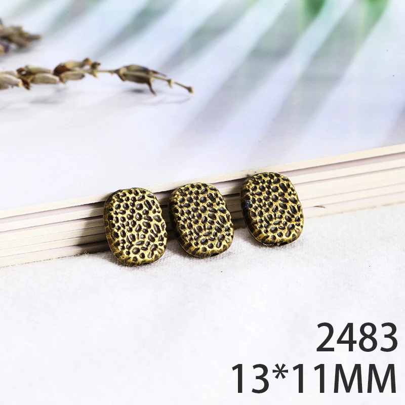 

13*11mm 8pcs Flowers Alloy Pendant For Diy Jewelry Making 2 Colors Antique Silver Antique Bronze No.2483