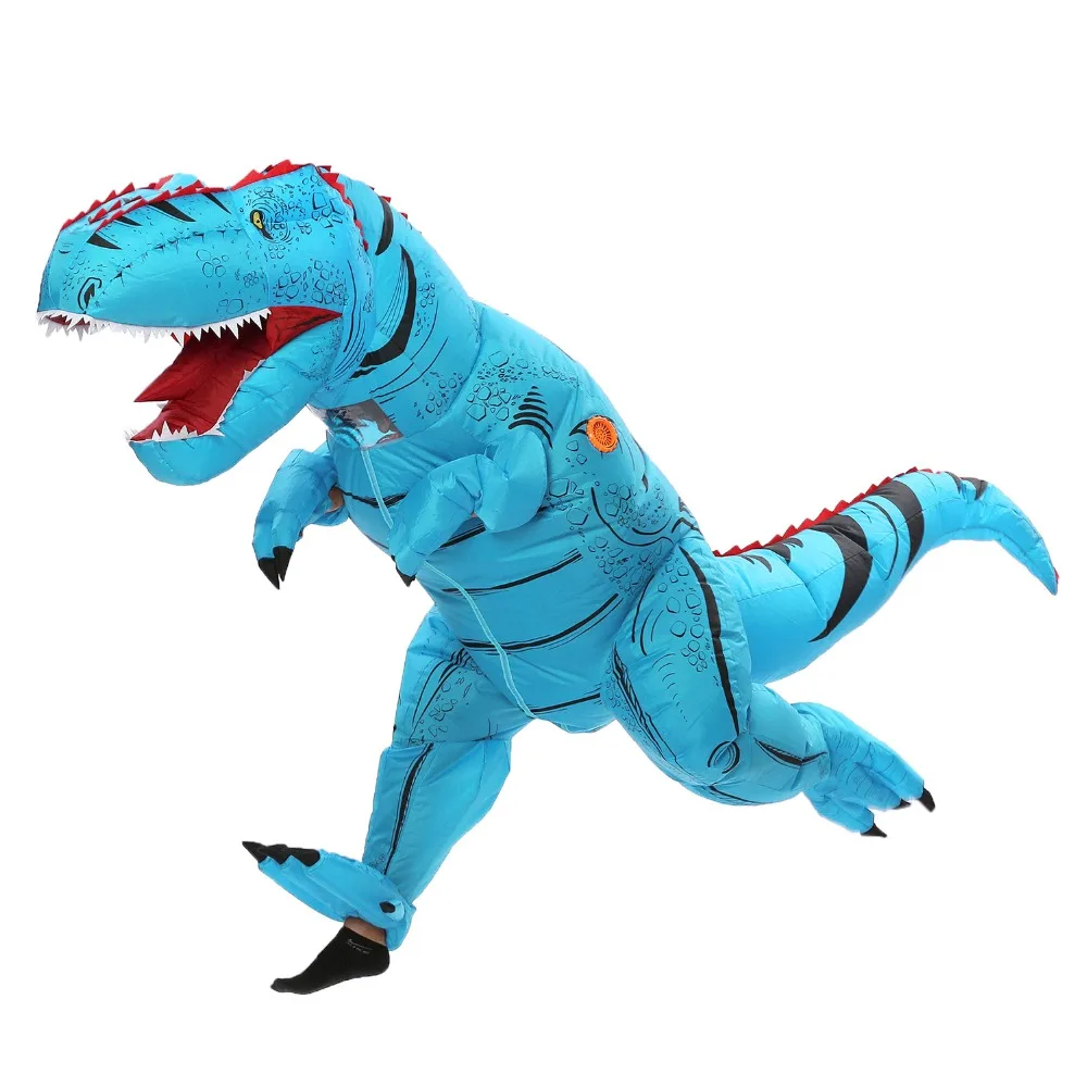 Взрослый надувной костюм динозавра T rex Trex для женщин и мужчин карнавальный
