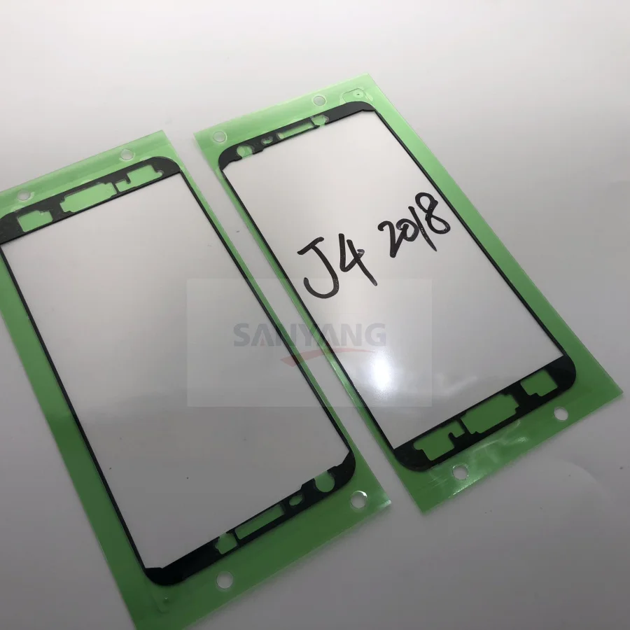 Оригинал для Samsung Galaxy J4 2018 J400 J400F SM-J400F ЖК-экран передняя рамка 3M клейкий стикер