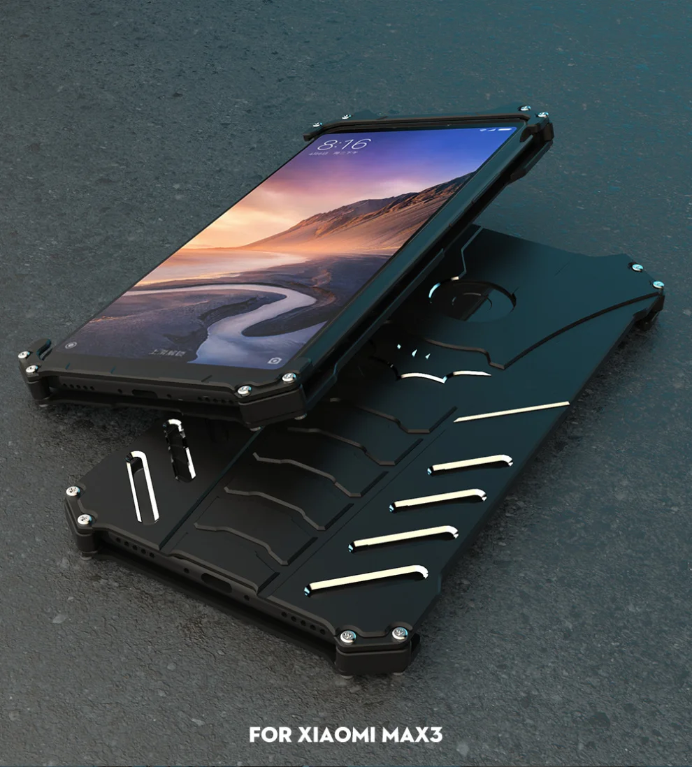 Роскошный металлический алюминиевый чехол для Xiaomi mi Max 3 Marvel с элементами Бэтмена, жесткий защитный чехол для Xiaomi mi Max 3/mi Max3 чехол
