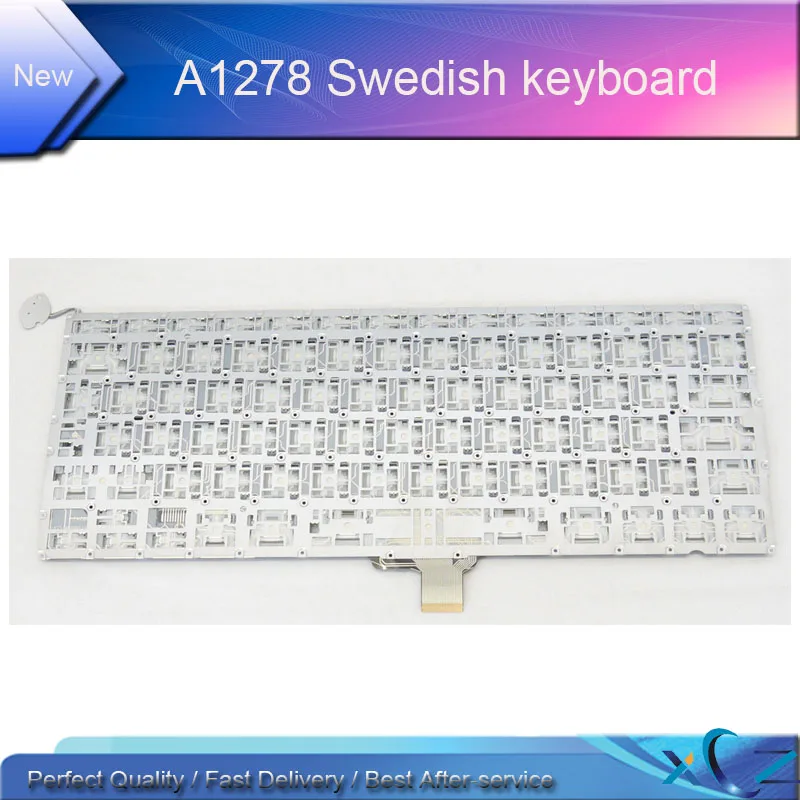 100% новая A1278 Клавиатура для Macbook Pro 13 ''A1278 шведская клавиатура 2009 2010 2011 2012