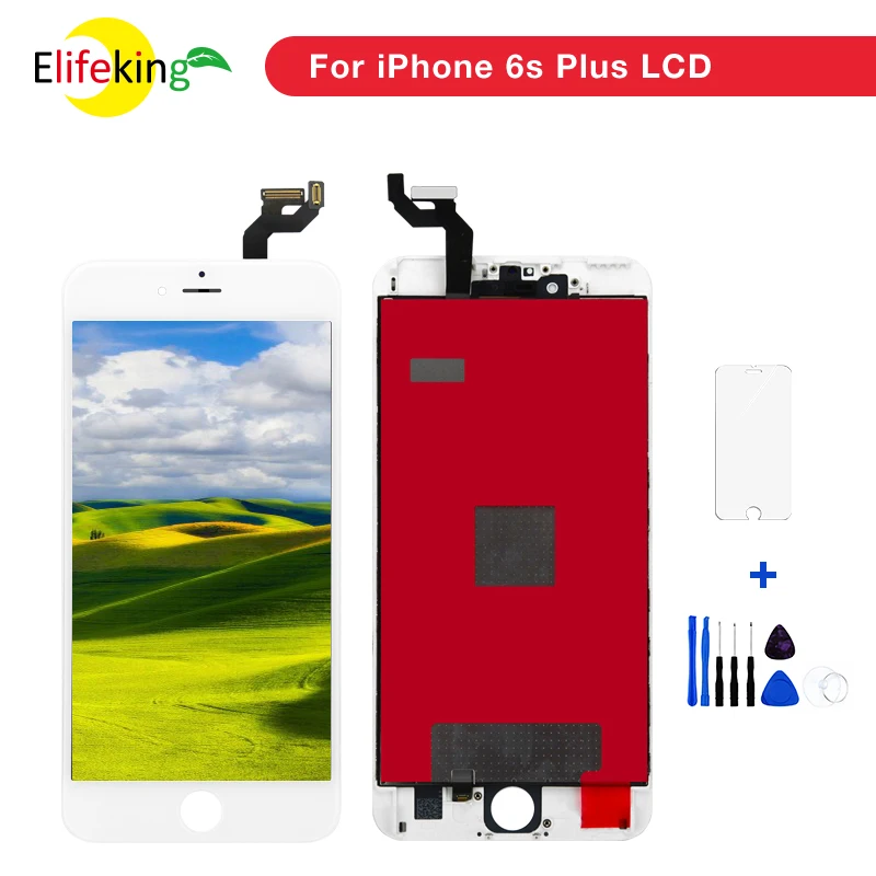 Сменный ЖК экран для iPhone 6S Plus 50 шт./лот 5 дюйма с 3D сенсорным экраном качество AAA Дисплей iPhone|display 5.5|display 6sdisplay 6s