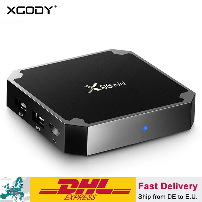 XGODY X96 мини Android ТВ приставка медиаплеер Amlogic S905W четырехъядерный 2 Гб 16 17 3 Wifi 4K