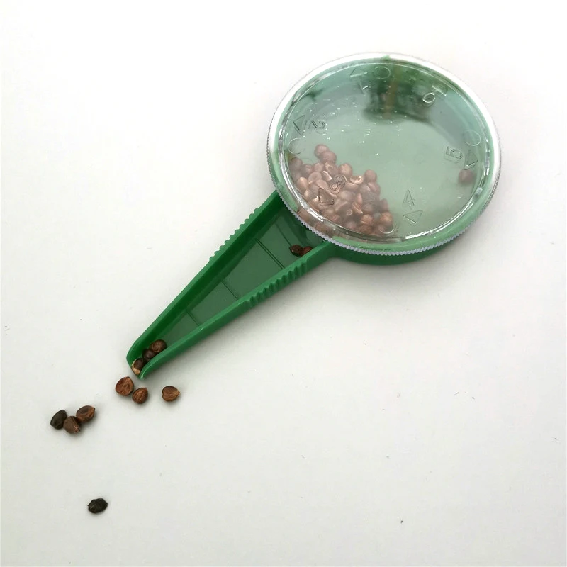 Adjustable Size Plastic Seeder 5 Setting Disseminator Garden Sowing Funnel Type Apparatus Farm Tools | Дом и сад