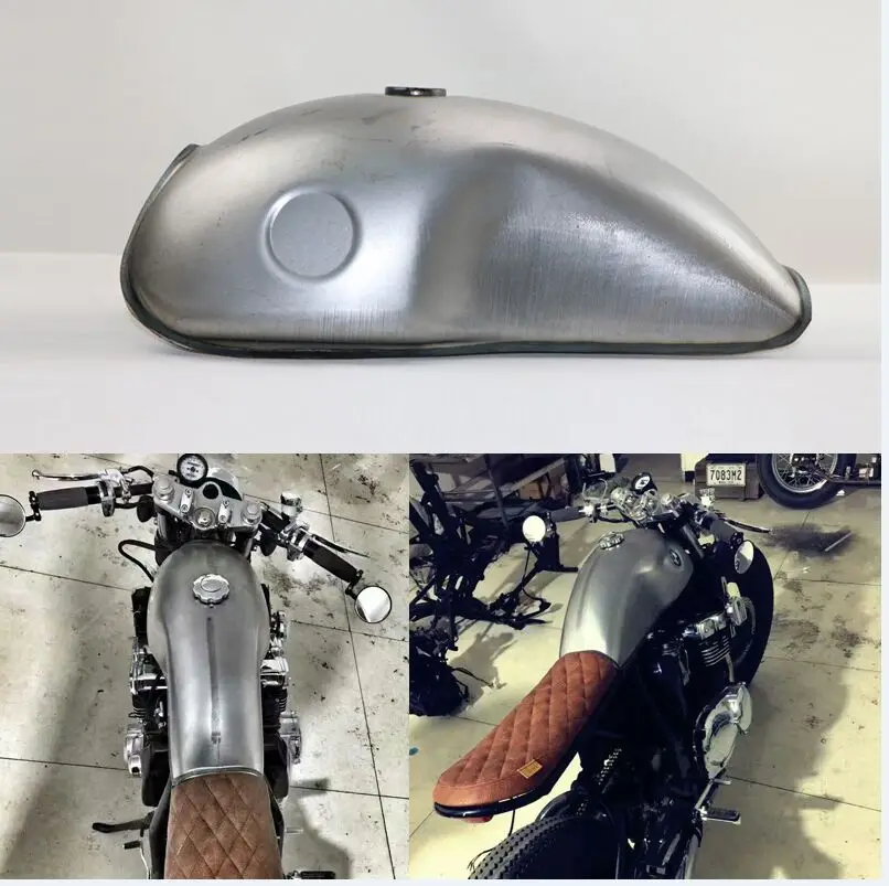 Кафе Racer Seat-SUBFRAME-For-YAMAHA-XV750-XV920-CAFE RACER m-субкадр + Brat сиденья Tank 10L с газом Кепки |