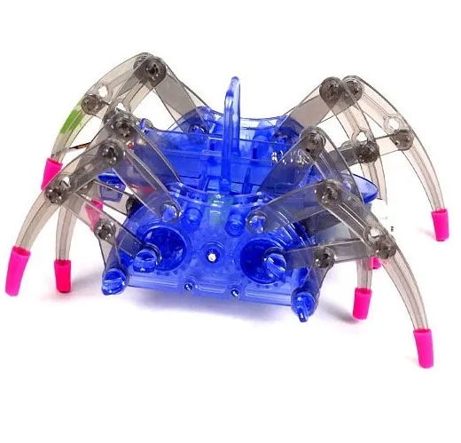 

[ Funny ] Electronic pet DIY Assemble Intelligent Electric Spider Robot Toy Educational DIY Kit Assembling Building Puzzle Toy