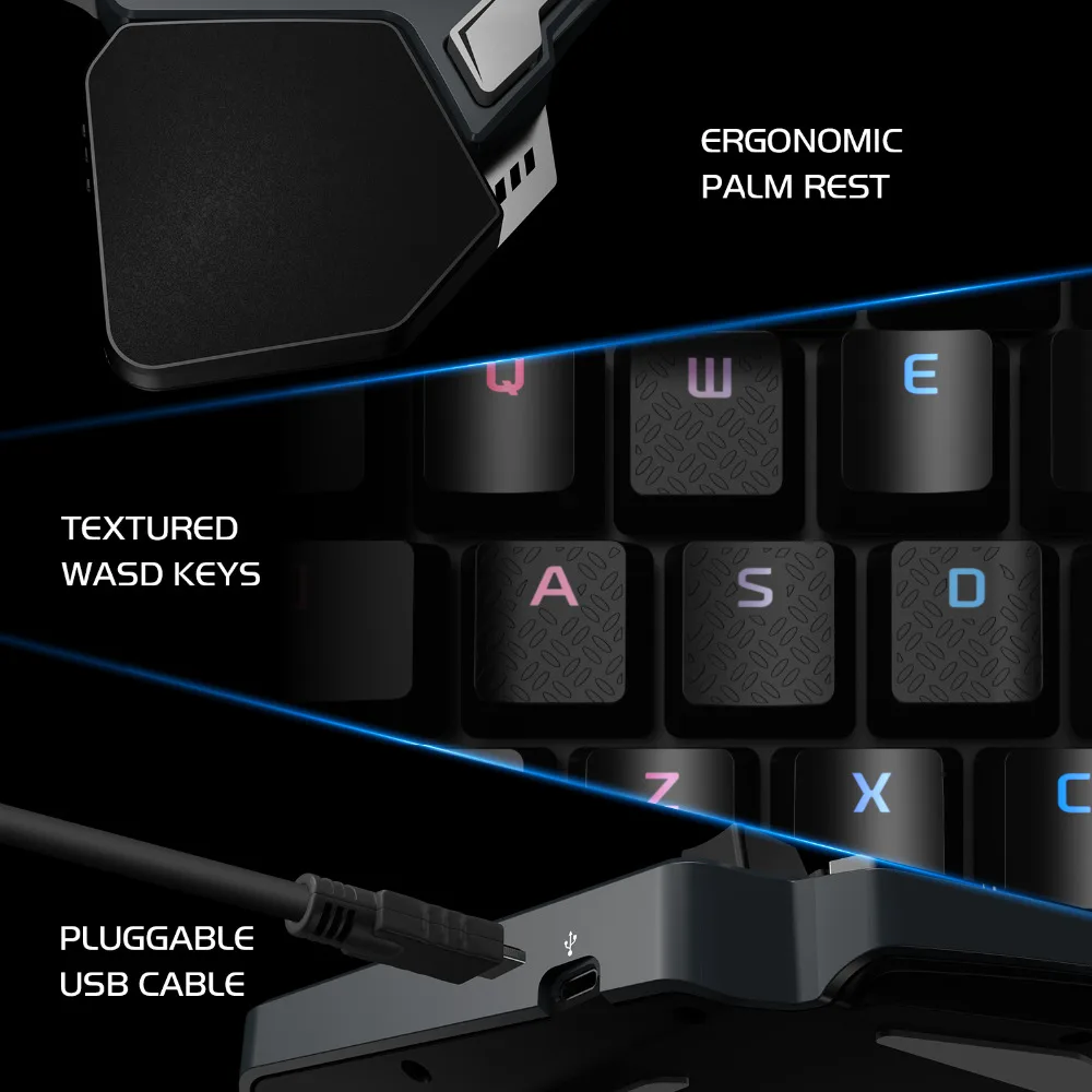 Механическая игровая клавиатура GameSir Z1 с красными переключателями Cherry MX