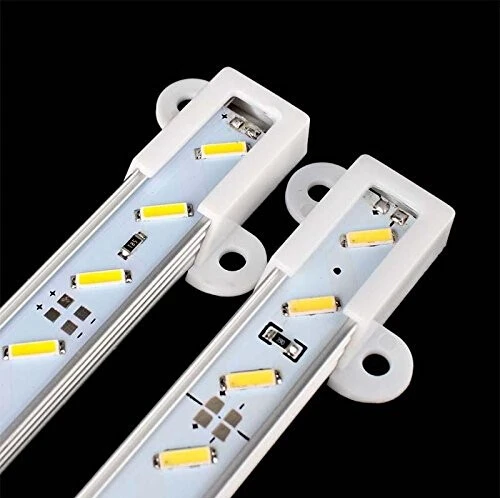 Жесткая светодиодная лента 7020 SMD холодный теплый белый жесткий бар 0 5 м 36