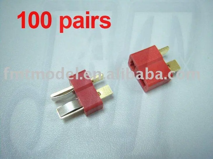 F00152-100 100 Дин пары разъемов T штекер для Rc вертолет ESC Lipo литий-полимерный
