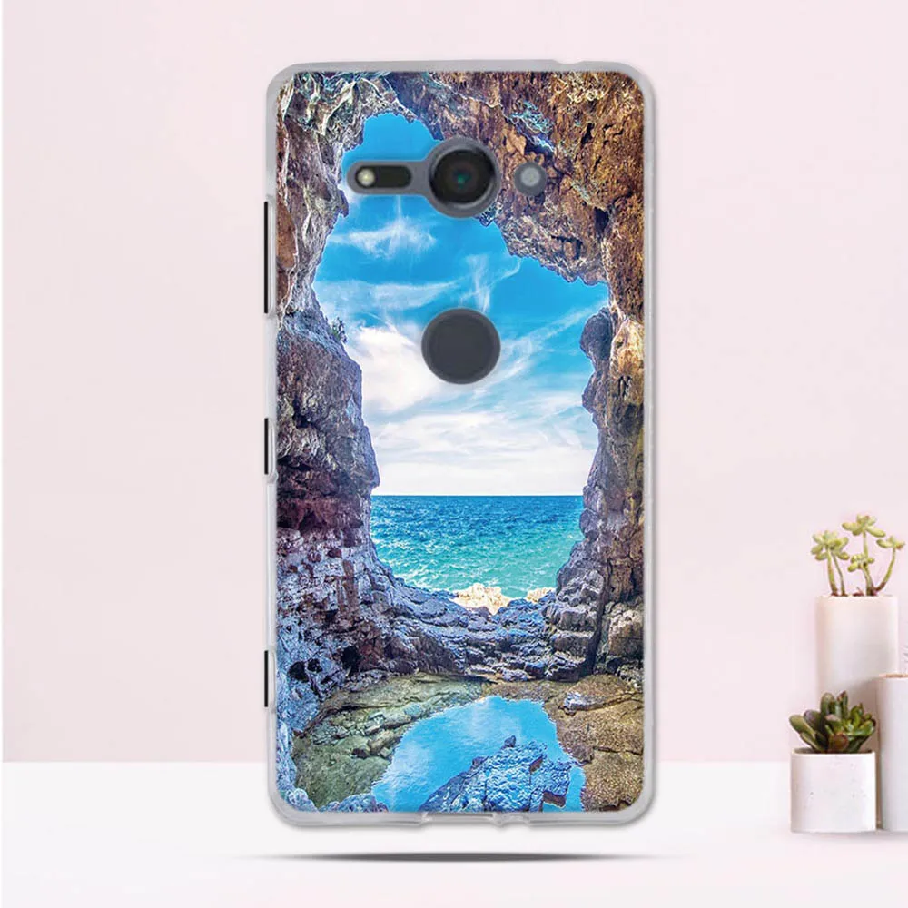 Чехол из ТПУ для sony Xperia XZ2 Compact 5 0 &quot на заднюю панель телефона Mini мягкий