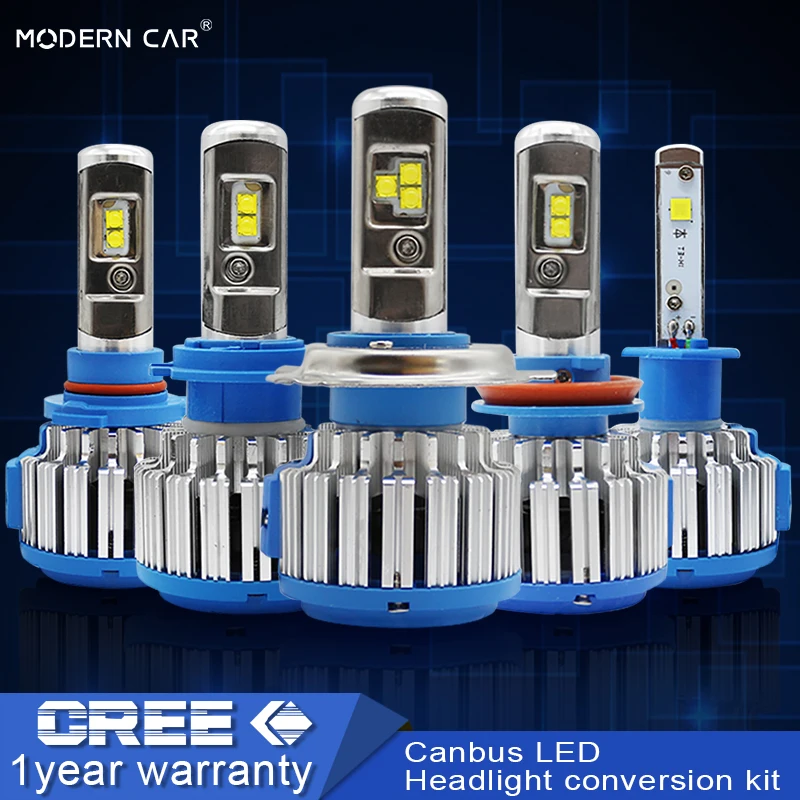 Современные Автомобильные фары H7 H4 CR-Chips светодиодные противотуманные H8 H11 9005 9006 H1