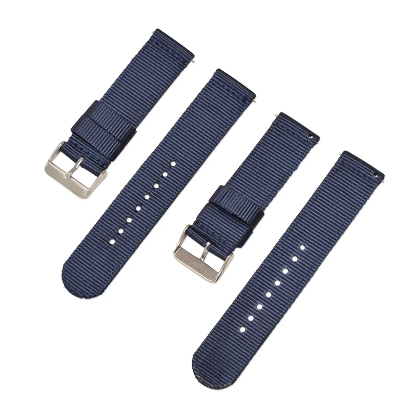Royal blue 18 мм, 20 мм, 22 мм, 24 мм, нейлоновый ремешок для часов, спортивные часы, быстросъемный ремешок для браслета, аксессуары для gear S3 - Цвет ремешка: Royal blue
