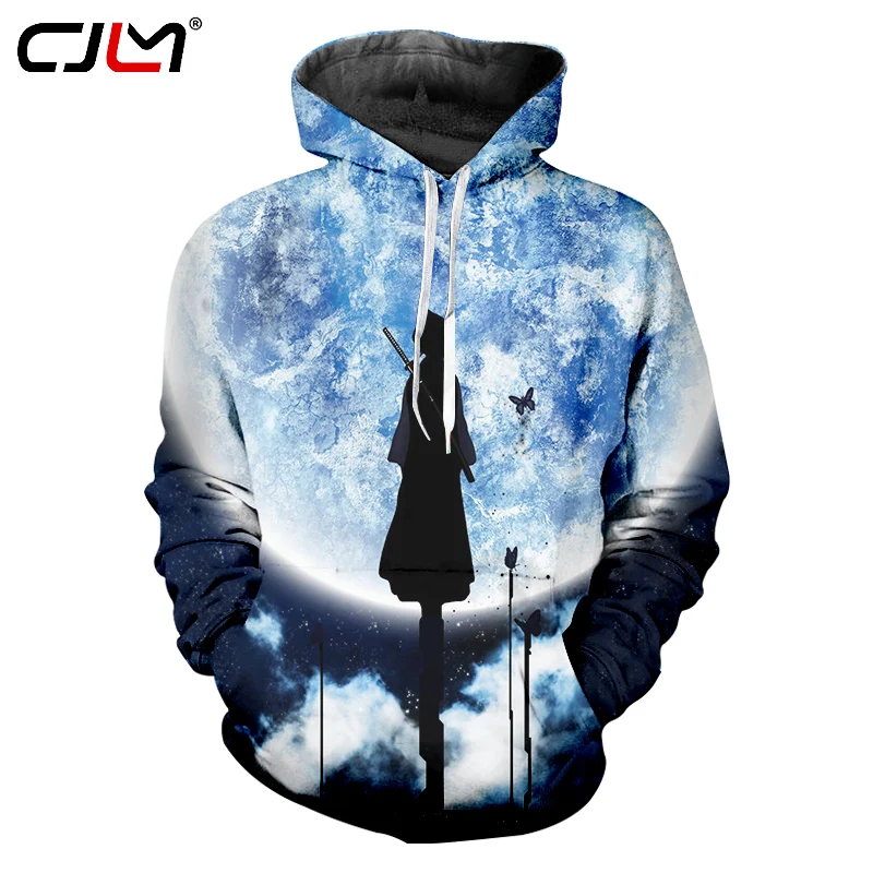 CJLM Аниме толстовки для мужчин осень зима 3D принт меч Blench Толстовка Homme