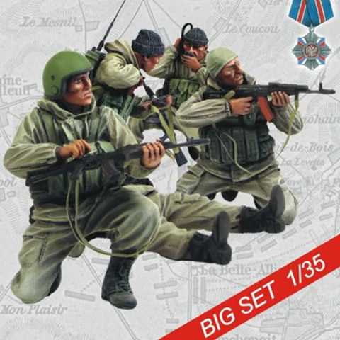 Набор из смолы для солдат спецназа России 1/35 | Игрушки и хобби