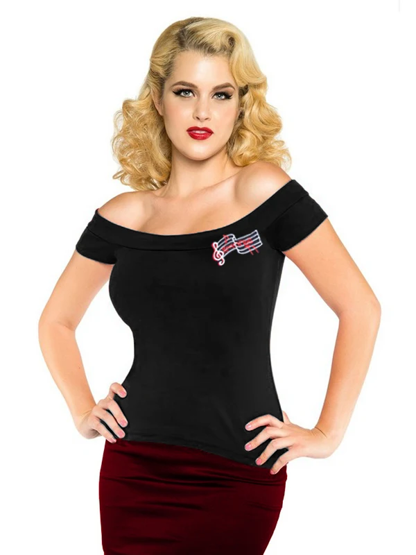 Ликвидация! Женская футболка с короткими рукавами модная пикантная черная