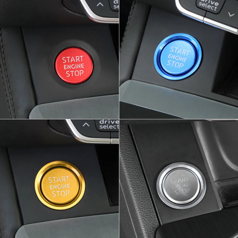 Стайлинг автомобиля кольцо для ключа зажигания крышка переключателя Audi A3 A4 A5 A6 A7