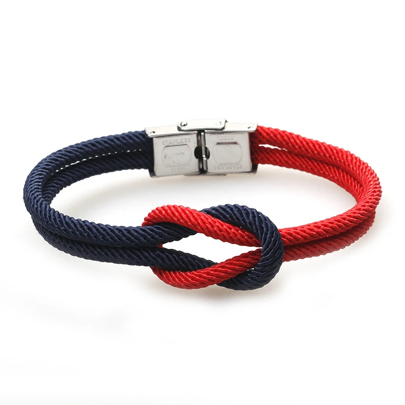 Новые очаровательные браслеты для женщин Pulseira Homme плетеные веревочные женские