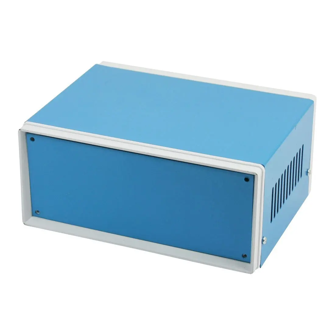 Brand New 6.7&quot x 5.1&quot 3.1&quot Blue Metal Enclosure Project Case DIY Junction Box | Terminals