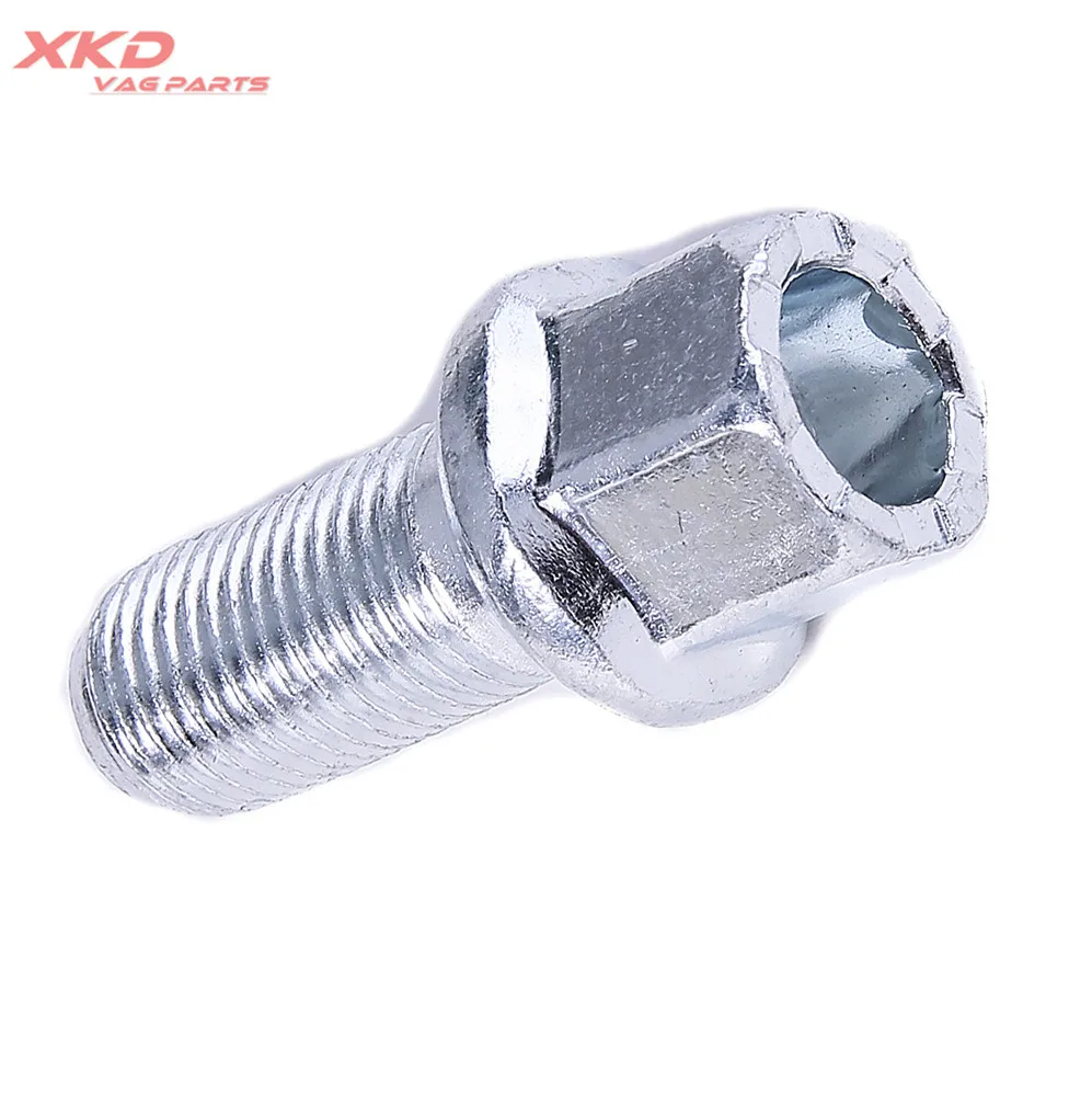 Колесный Болт подходит для Je-tta Golf Passat -GTI -Beetle Au-d A3 S3 A4 S4 A5 A6 M14 * 1 5*27 8D0 601 139 D WHT 001 812 002