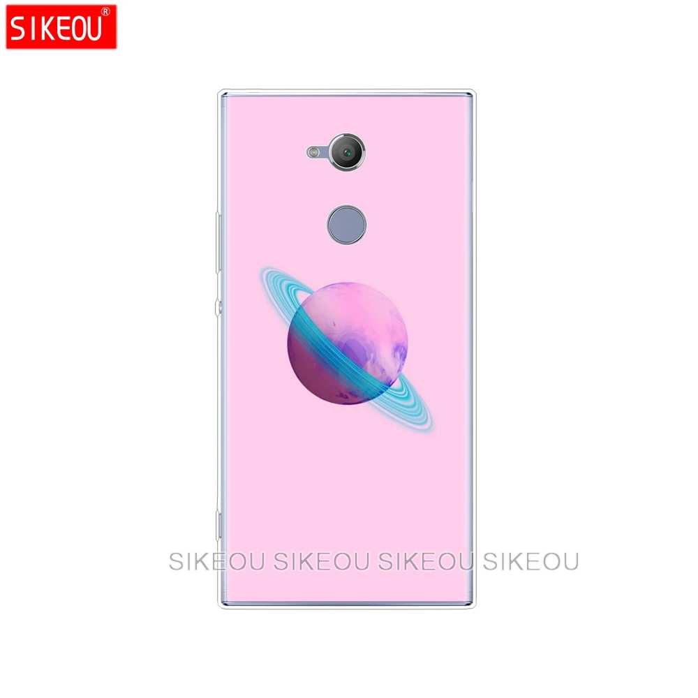 Силиконовый чехол для телефона sony xperia XA1 XA2 ULTRA PLUS L1 L2 XZ1 XZ2 compact XZ PREMIUM space earth