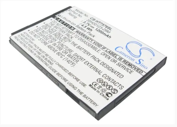 Аккумулятор Cameron Sino 1200 мАч для HTC 7 Pro T7576 35H00123 29M BA S550 аккумулятор