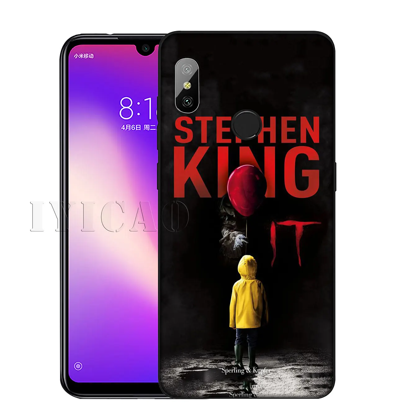 IYICAO Stephen King's King is It Soft Silicone Phone Case for Xiaomi Redmi K30 K20 8A 7A 6A 5A S2 GO Note 8 8T 7 5 6 Pro |