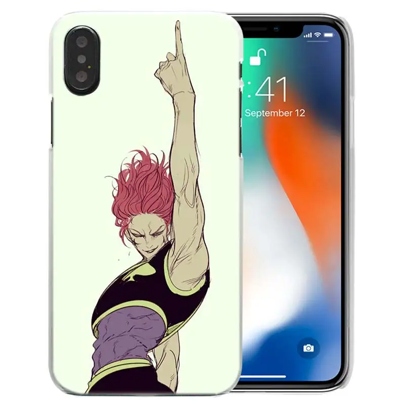 03 Чехол Hisoka Hunter Аниме для iPhone XS Max XR X или 10 6 6S 7 7S 8 Plus 5S SE 5 4S 4 5C Жесткий прозрачный пластиковый PC Coque Cover 11 Pro - Цвет: 03