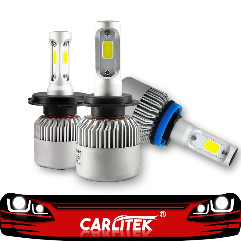 CARLitek Diodes Led H4 H7 H11 H1 автомобильный головной светильник лампы рядом с дальним