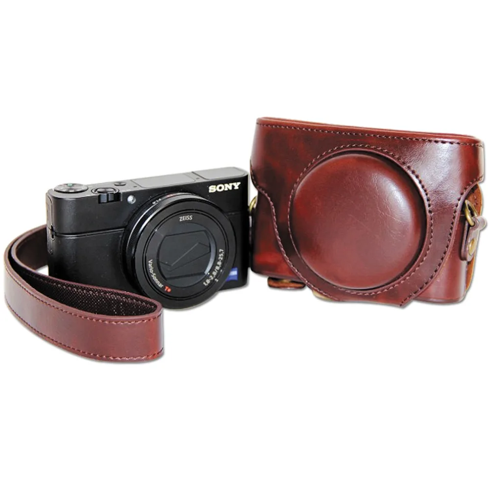 Чехол из искусственной кожи для цифровой камеры Sony RX100VII M7 RX100VI M6 RX100V M5 RX100VA M5A RX100IV M4