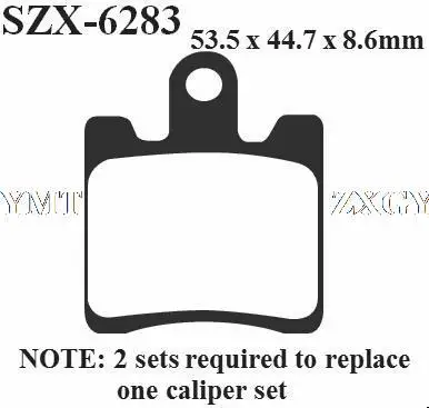 Углеродные тормозные колодки для SUZUKI AN 250 W/X/Y Burgman/Skywave 98-00 передняя 1 пара (2