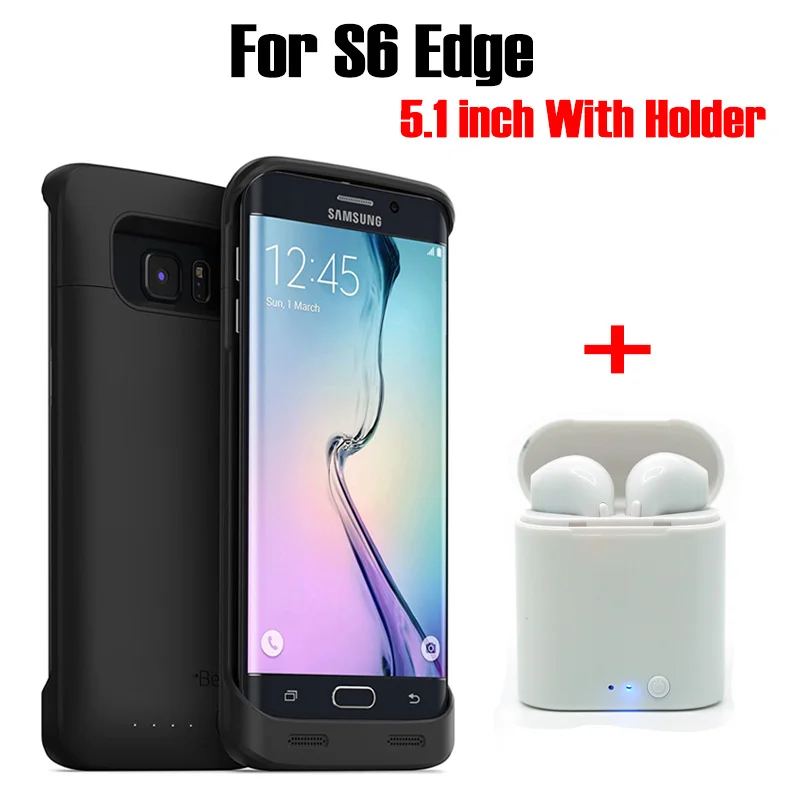 Для samsung S6 S6edge +/плюс 4200 мА/ч Батарея чехол внешний Мощность Bank пакет Зарядное