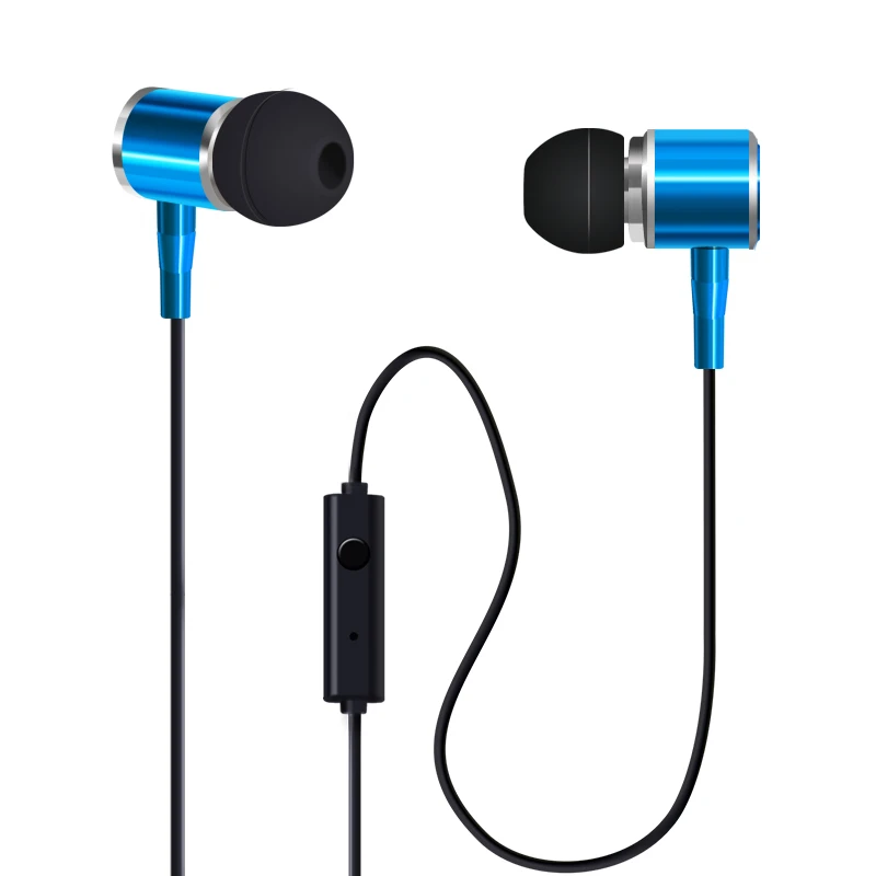 Стерео бас металла наушники С микрофоном 3 5 мм наушники-вкладыши гарнитуры