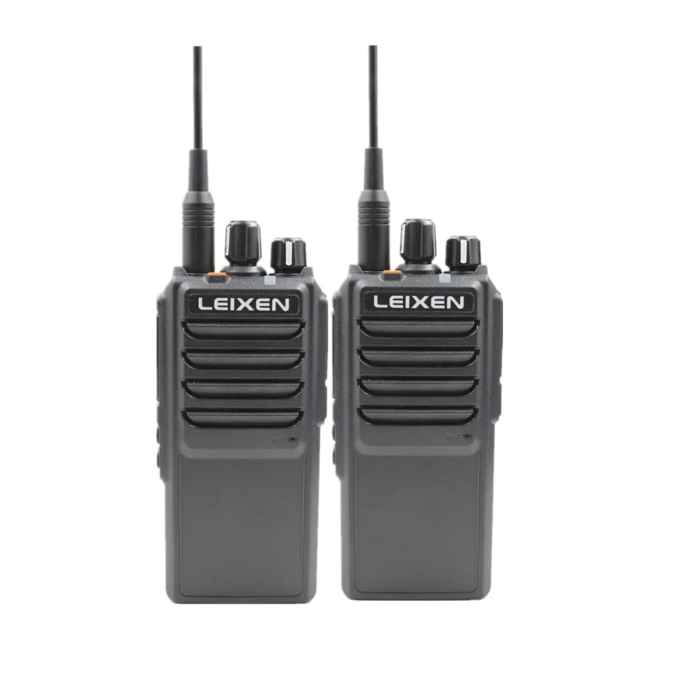 Black pair Высокая мощность LEIXEN VV-25 25 ватт дальний walkie talkie с 12,6 в 4000 мАч батарея - Цвет: Black pair