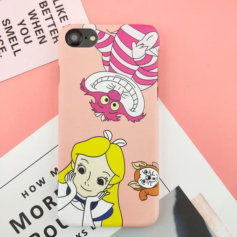 Весна Lemon для iphone 8 Plus Алиса в стране чудес Симпатичные Чеширский кот iPhone 7 плюс 6 6S