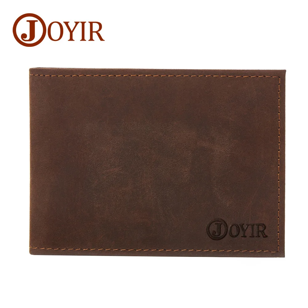 Top Quality business card holder case leather Men Drive License Holder Crazy Horse Leather Card Credit Purse Wallet Case | Багаж и сумки