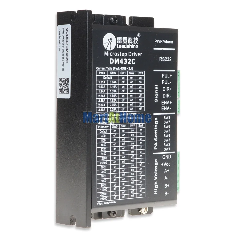 Новый Leadshine DM432C CNC цифровой шаговый двигатель контроллер привода 40VDC/3.2A # SM018 @ CF |