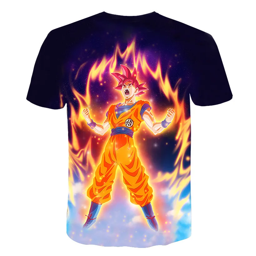 Футболка Dragon Ball DBZ Bulma Super Saiyan vegeta 3D для мужчин и женщин аниме Детская футболка Goku