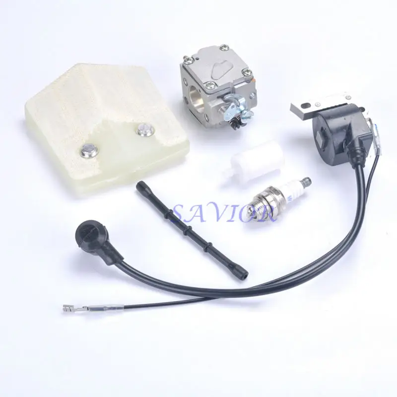 For Husqvarna 61 266 268 Replace Carburetor Carb Ignition Coil Fuel Filter Air W/ free Chainsaw Saw Free Shipping | Инструменты