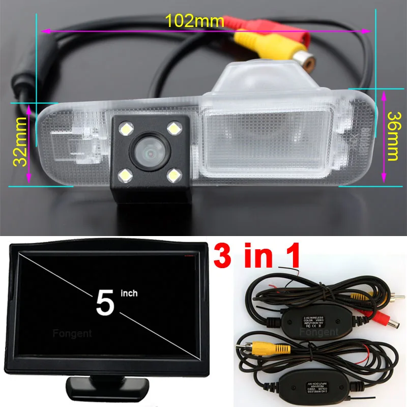 Задний вид автомобиля Парковка Беспроводной Камера для KIA Rio Pride K2 UB седан 2007 2008 2009