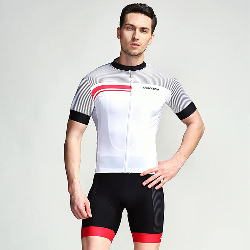 

DONEN 2019 Pro Cycling Clothing Cycling Sets Bike uniform Summer Man Cycling Jersey Set Road Bicycle Jerseys MTB Bicycle Wear