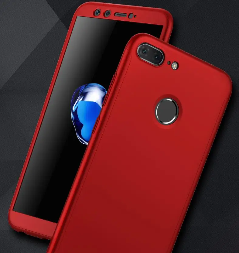 Полное покрытие для Huawei Honor 9 Lite чехол 360 градусов Защитный пластиковый +