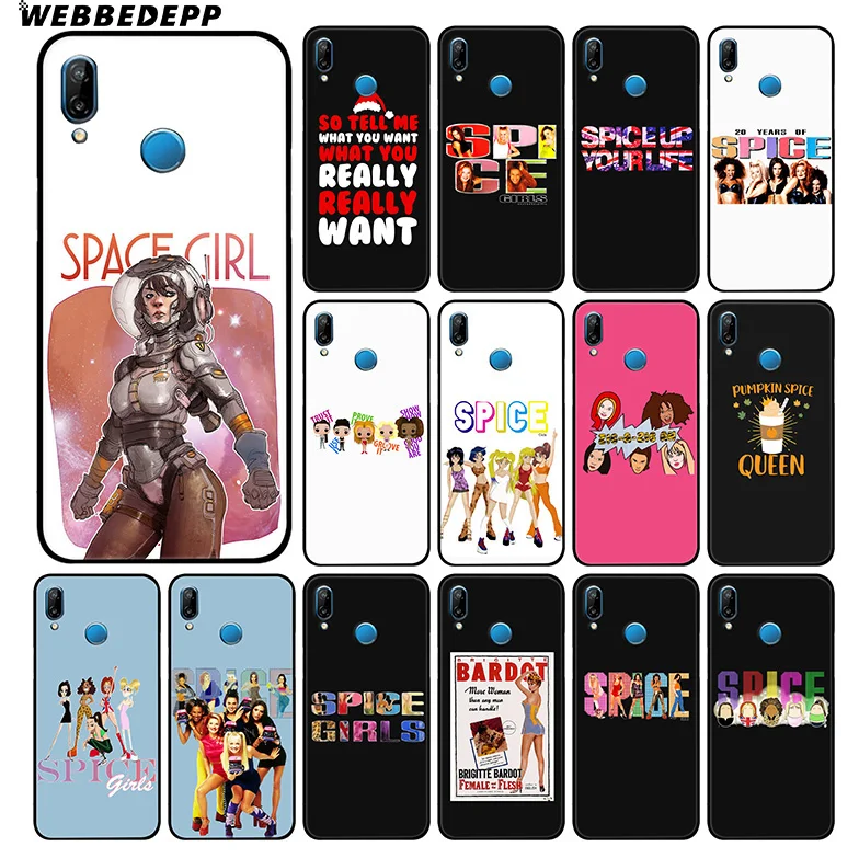 Мягкий чехол WEBBEDEPP Spice Girls для Huawei P30 P20 Pro P10 P9 Lite 2017 P Smart 2019 & Nova 3 3i Y9 |
