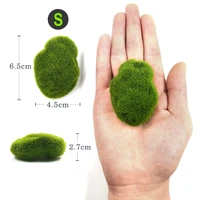 1 pcs miniature garden simulation grass green figurine micro landscape decor accessories resin craft fairy garden supplies