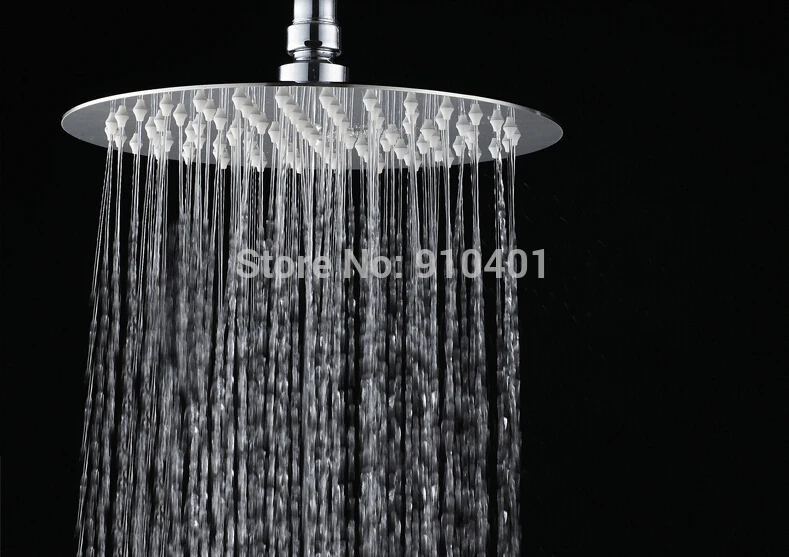 Luxury 8&quot Rain Shower Head Brushed Nickel Faucet Set Tub Mixer Tap 0000 | Дом и сад